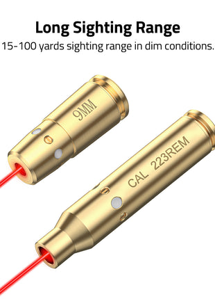15-100 Yards Long Sighting Range Red Laser Bore Sighter