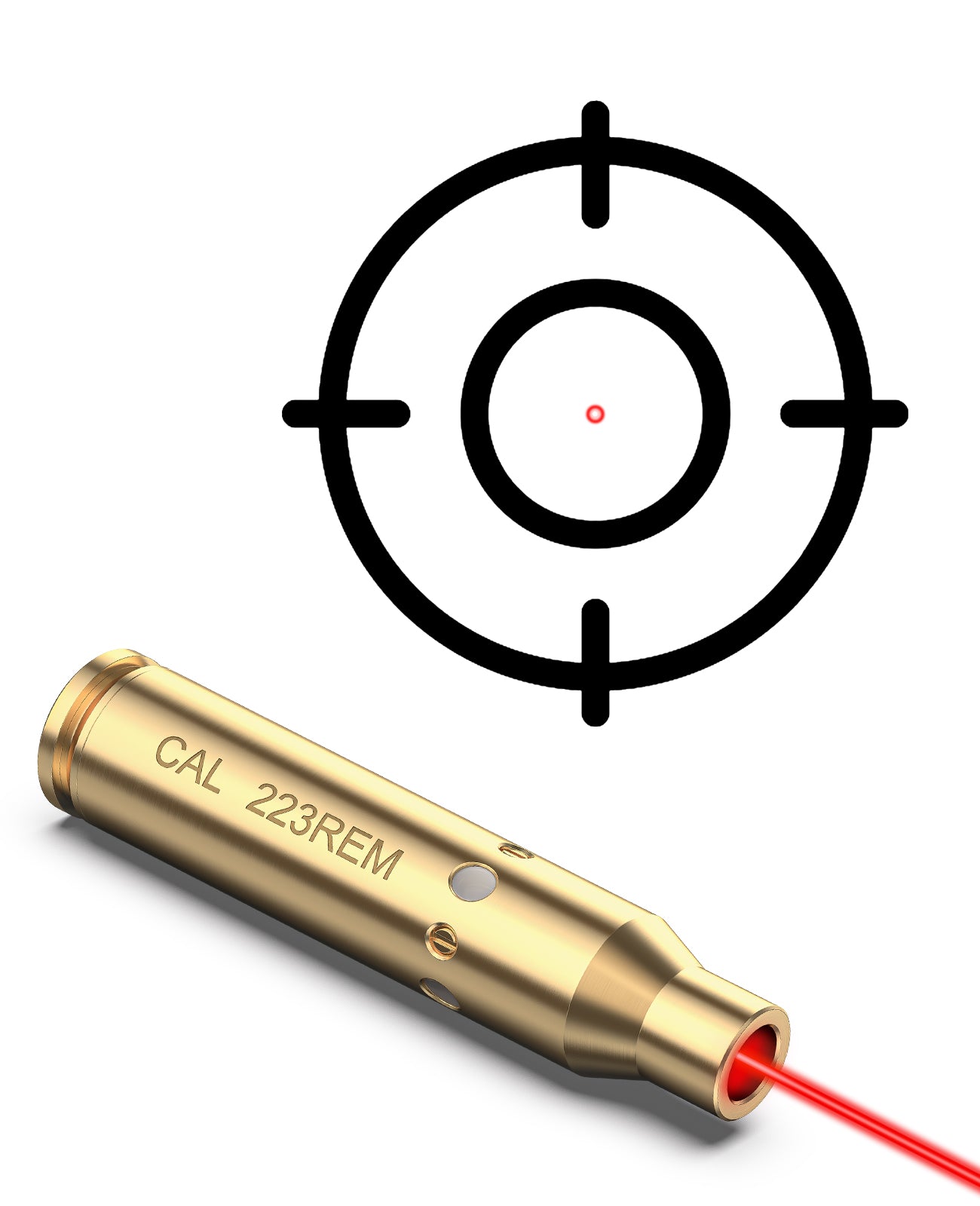 thumbnail image 2 of CVLIFE Bore Sighter Kit - 223/5.56mm & 9mm Laser Boresighter For Rifle & Pistol Sight Alignment 2 of 11