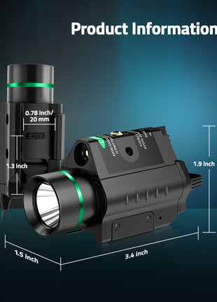 Laser Light Combo for Picatinny Rail