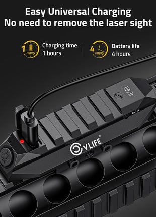 CVLIFE Rifle Laser Sight featuring no need to remove the laser sight charging time