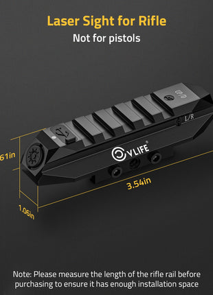 CVLIFE Rifle Laser Sight featuring laser sight for rifle