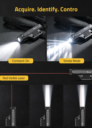 CVLIFE Light Laser featuring acquire. identify. contro constant-on in light with red beam