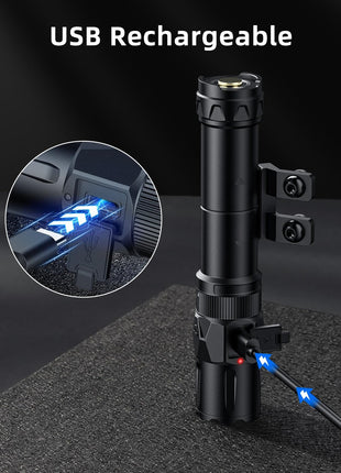 CVLIFE light laser combo featuring usb rechargeable