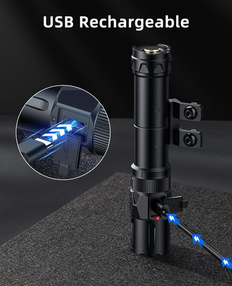 CVLIFE light laser combo featuring usb rechargeable
