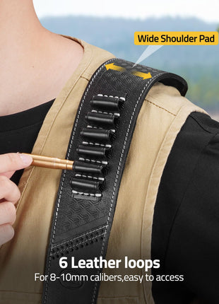 CVLIFE Metal Sling featuring wideshoulderpad in black