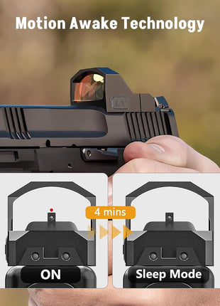 Motion Awake Red Dot Sight for Pistols