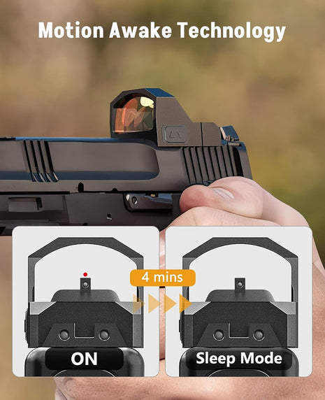 Motion Awake Red Dot Sight for Pistols