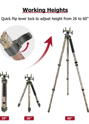 CVLIFE Outdoors featuring working heights in camo