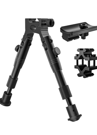 Picatinny Bipod with Barrel Clamp Adapter