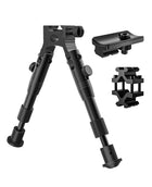 Picatinny Bipod with Barrel Clamp Adapter
