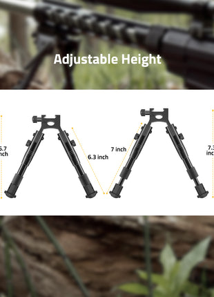 Adjustable Height Rifle Bipod