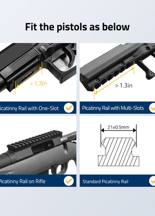 The Best Tactical Flashlight Combo for Picatinny Rail Pistols