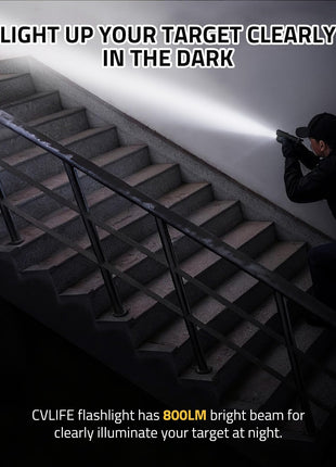CVLIFE Pistol Light featuring clearly illuminate your target at night
