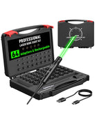 CVLIFE Rechargeable Bore Sight Laser Kit featuring laser bore sight kit adapters&rechargeable in green laser