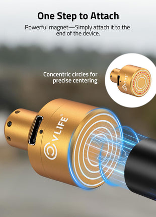 CVLIFE Rechargeable Green Laser featuring concentric circles for precise centering 650nm Red laser
