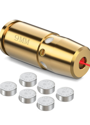 CVLIFE Bore Sight 9mm Laser Boresighter with 3 Sets of Batteries