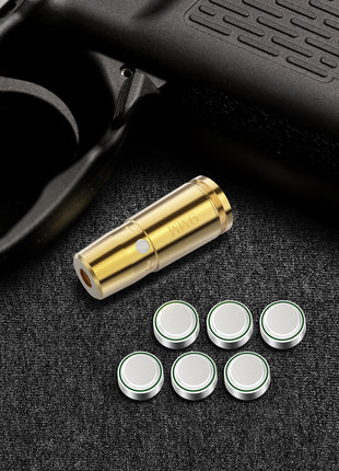  9mm Laser Boresighter with 3 Sets of Batteries