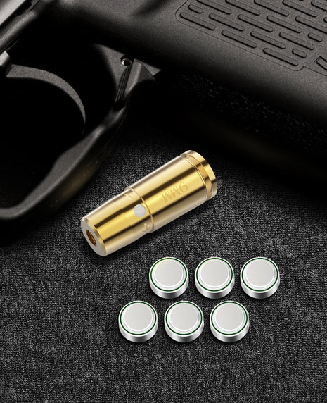  9mm Laser Boresighter with 3 Sets of Batteries