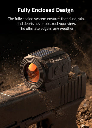 CVLIFE Red Dot Sight featuring fully enclosed design