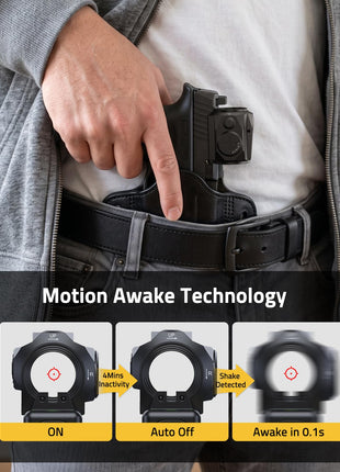 CVLIFE Red Dot Sight featuring motion awake technology up