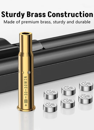 Sturdy Brass Laser Bore Sight with 2 Set Batteries