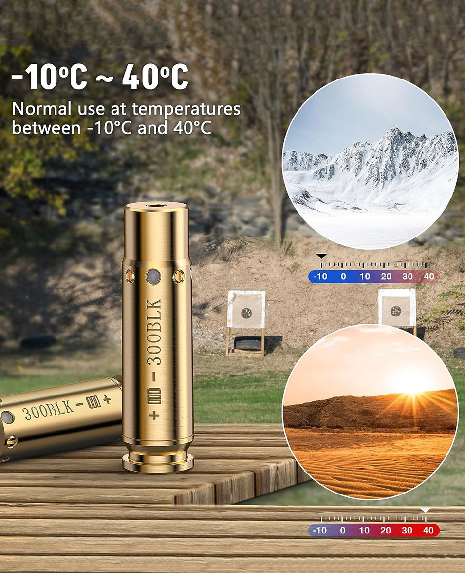 CVLIFE Red Laser Bore Sight 300BLK Zeroing Bore Sighting with Batterie