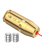 CVLIFE Red Laser Bore Sight .40 Cal Boresighter with 2 Set of Batteries