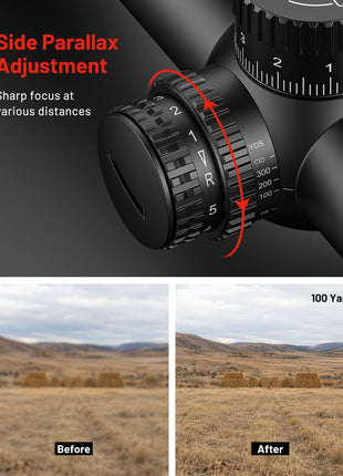 CVLIFE Rifle Scope featuring adjustment sharp focus at various distances
