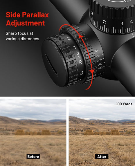 CVLIFE Rifle Scope featuring adjustment sharp focus at various distances