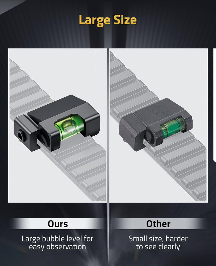 CVLIFE Rifle Scope Leveling Kit Scope Bubble Level for Picatinny Rail
