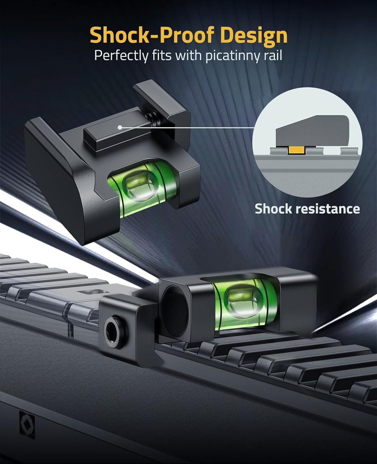CVLIFE Rifle Scope Leveling Kit Scope Bubble Level for Picatinny Rail
