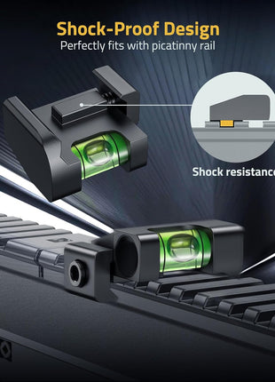 Rifle Scope Leveling Kit with Shockproof Design