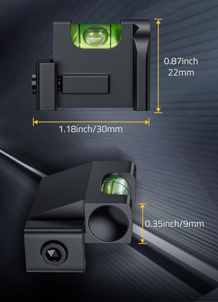 The size details of scope bubble level 