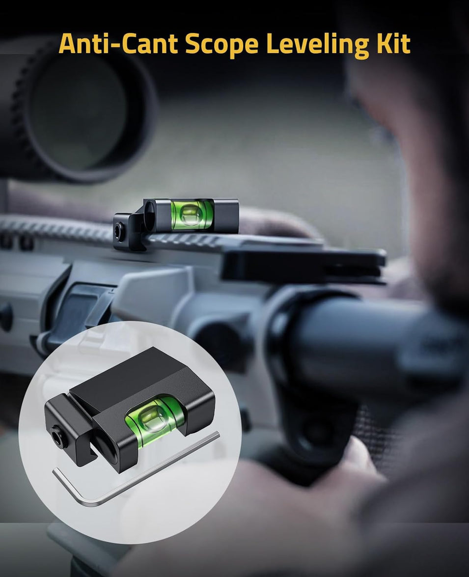 Co Sign Level Rifle CVLIFE Rifle Scope Leveling Kit Scope Bubble Level for Picatinny Rail