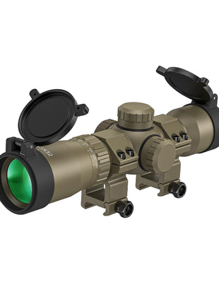 CVLIFE Green Illuminated Optic Crossbow Scope featuring 5x32 in flat dark earth