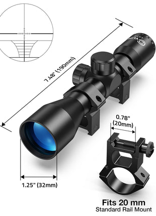 CVLIFE Quick-Release 20mm Mount featuring fits standard rail mount