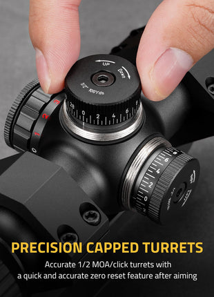 CVLIFE Reticle Rimfire Scope featuring a quick and accurate zero reset feature after aiming Mil Dot