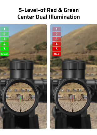 CVLIFE Crossbow Scopes featuring center dual llumination green red