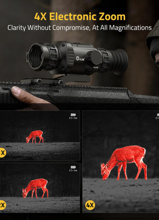CVLIFE Sensitivity Waterproof Optic featuring clarity without compromise, at all magnifications