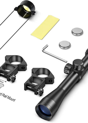CVLIFE 3-9x40 Rifle Scope featuring fits 20mmstandrdrail mount