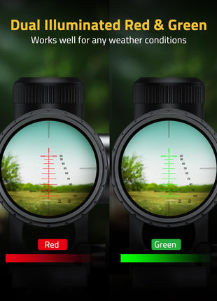CVLIFE 20mm Scope Rings featuring dual illuminated red & green