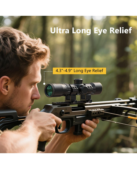 CVLIFE scope featuring ultra long eye relief