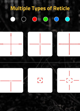 CVLIFE Waterproof Optic featuring multiple types of reticle