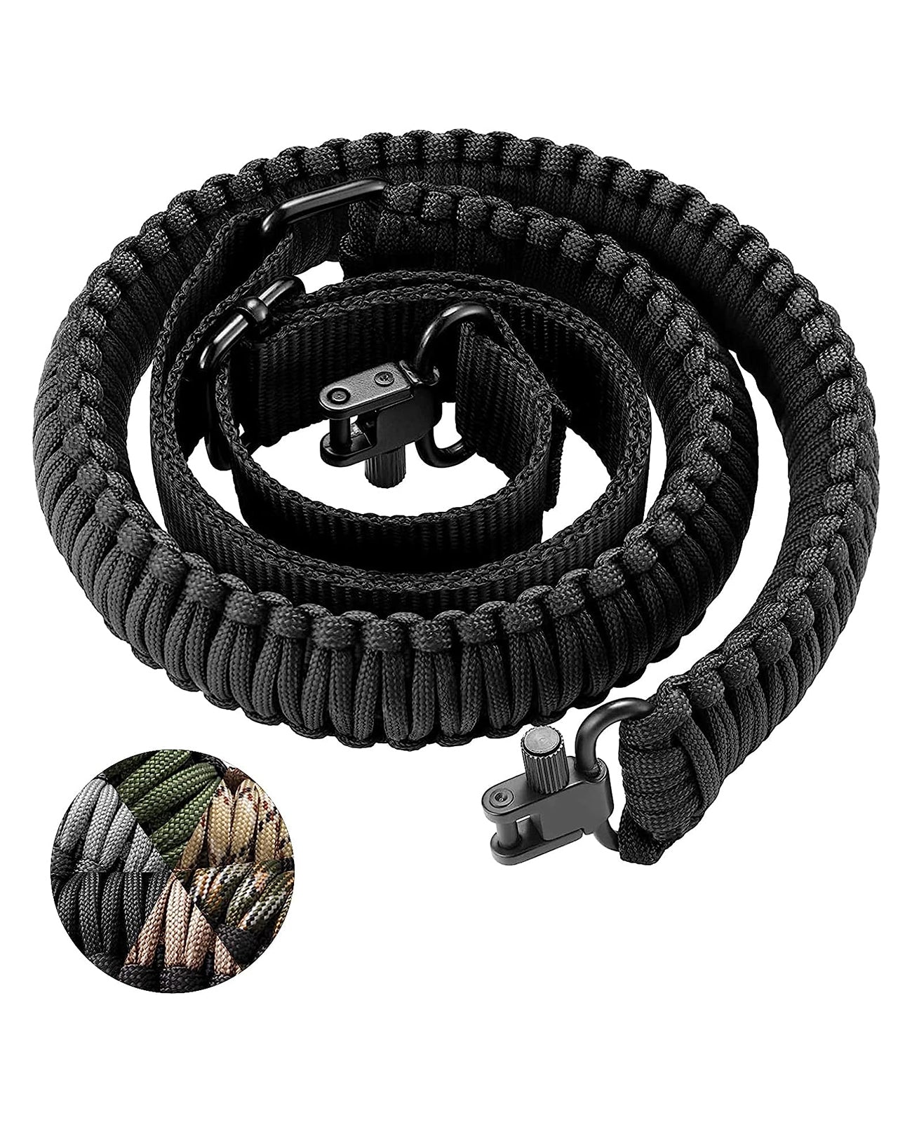 CVLIFE Rifle Sling 550 Paracord Sling 2 Point Sling