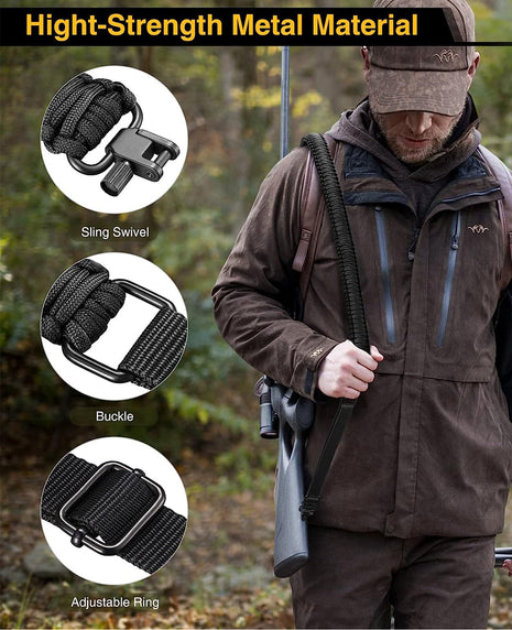 High Strength Adjustable 550 Paracord Sling