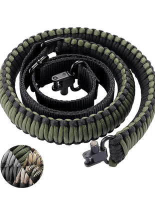 CVLIFE Rifle Sling 550 Paracord Sling 2 Point Sling with Tri-Lock Swivel