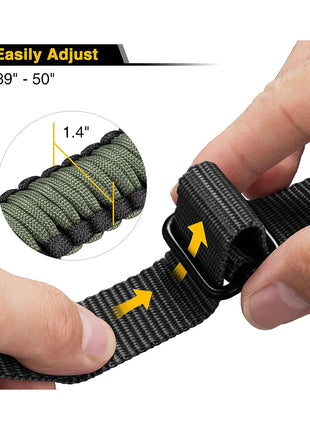 Adjustable 2 Point Sling 550 Paracord Rifle Sling