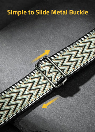 CVLIFE rifle sling featuring simple to slide metal buckle in mixed green