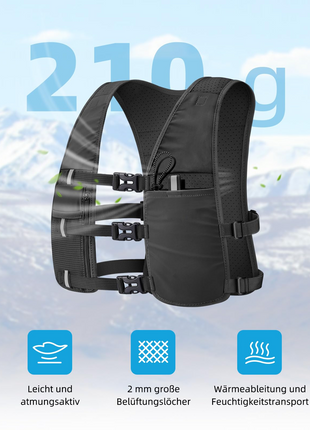 CVLIFE Running Vest featuring grobe wärmeableitung und
