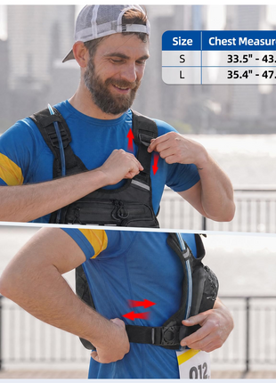 CVLIFE running vests featuring size chestmeasurement s Large